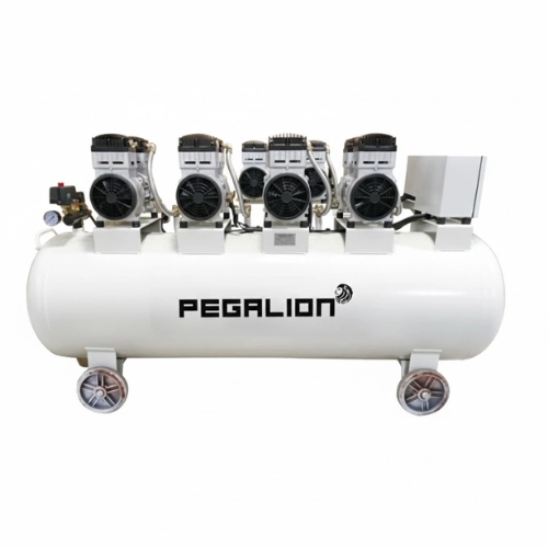 Máy nén khí không dầu, giảm âm Pegalion TM-OF1100*4-500L