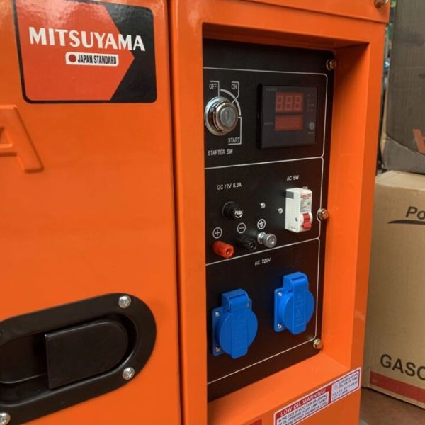 Máy phát điện chạy dầu Mitsuyama TL-9000 - 6.5Kw - Đề Nổ - Ảnh 3